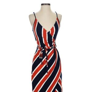 41 Hawthorne faux wrap jersey  Annora Dress belt Sunmer! M